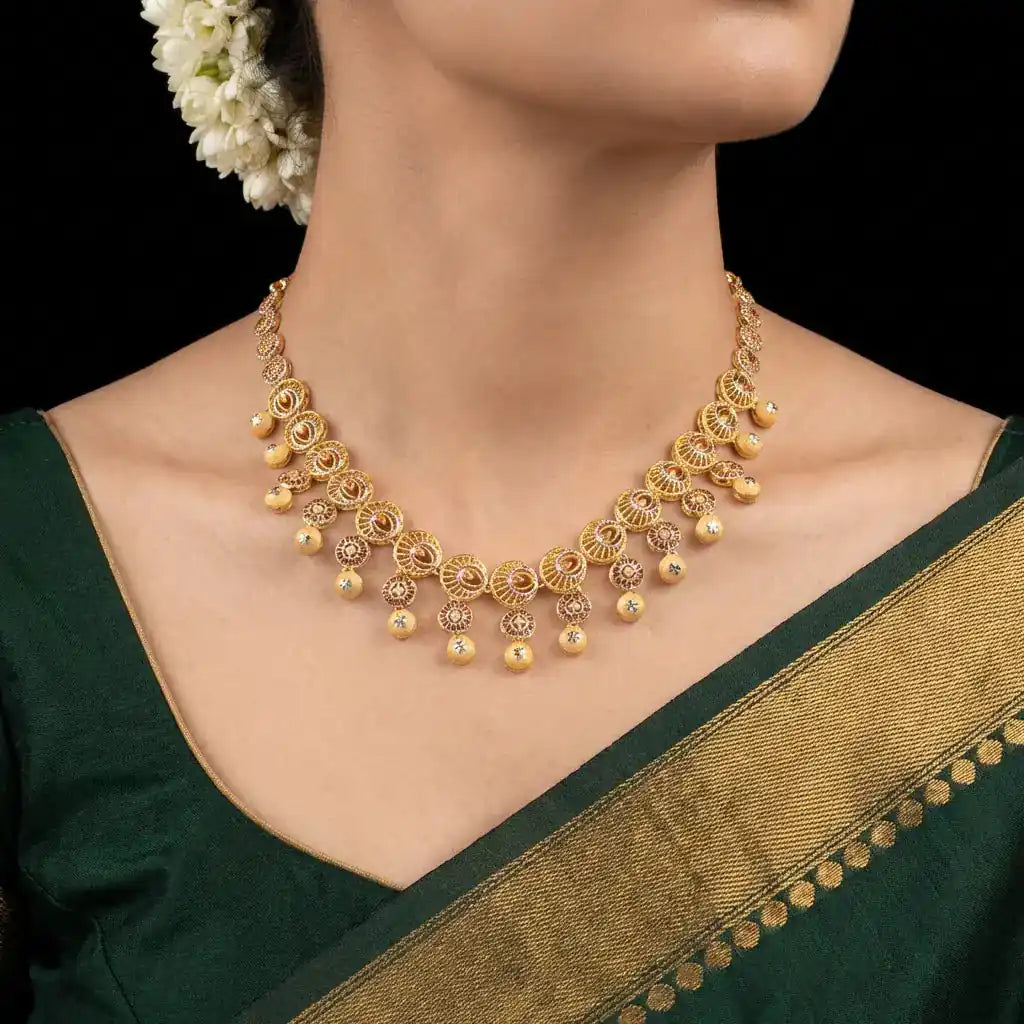 Gold Plated Necklaces For Ladies