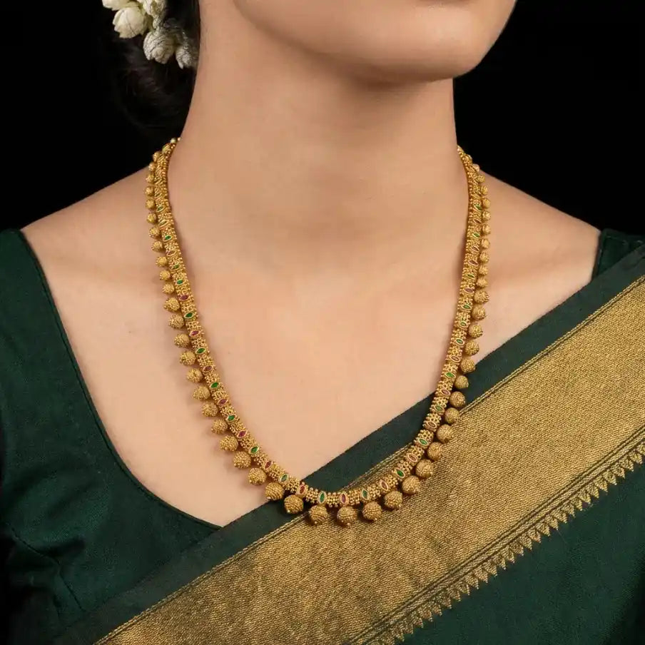 Royal Antique Necklace PSGRNLSR44RG-069