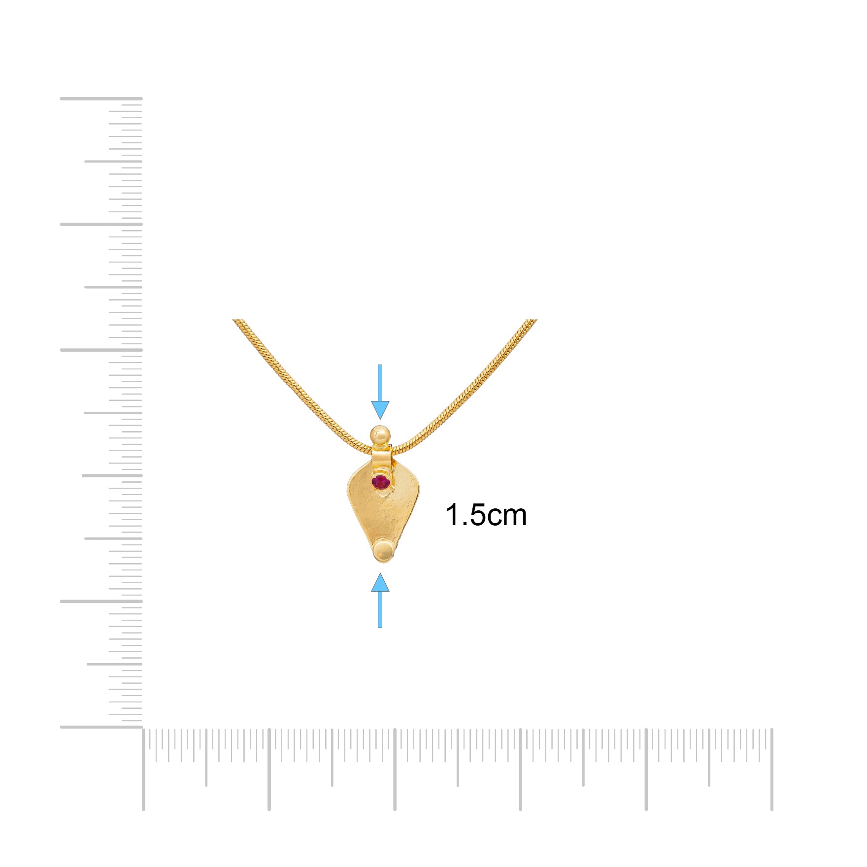 Gold Thali Pendant PSTLT3R-05
