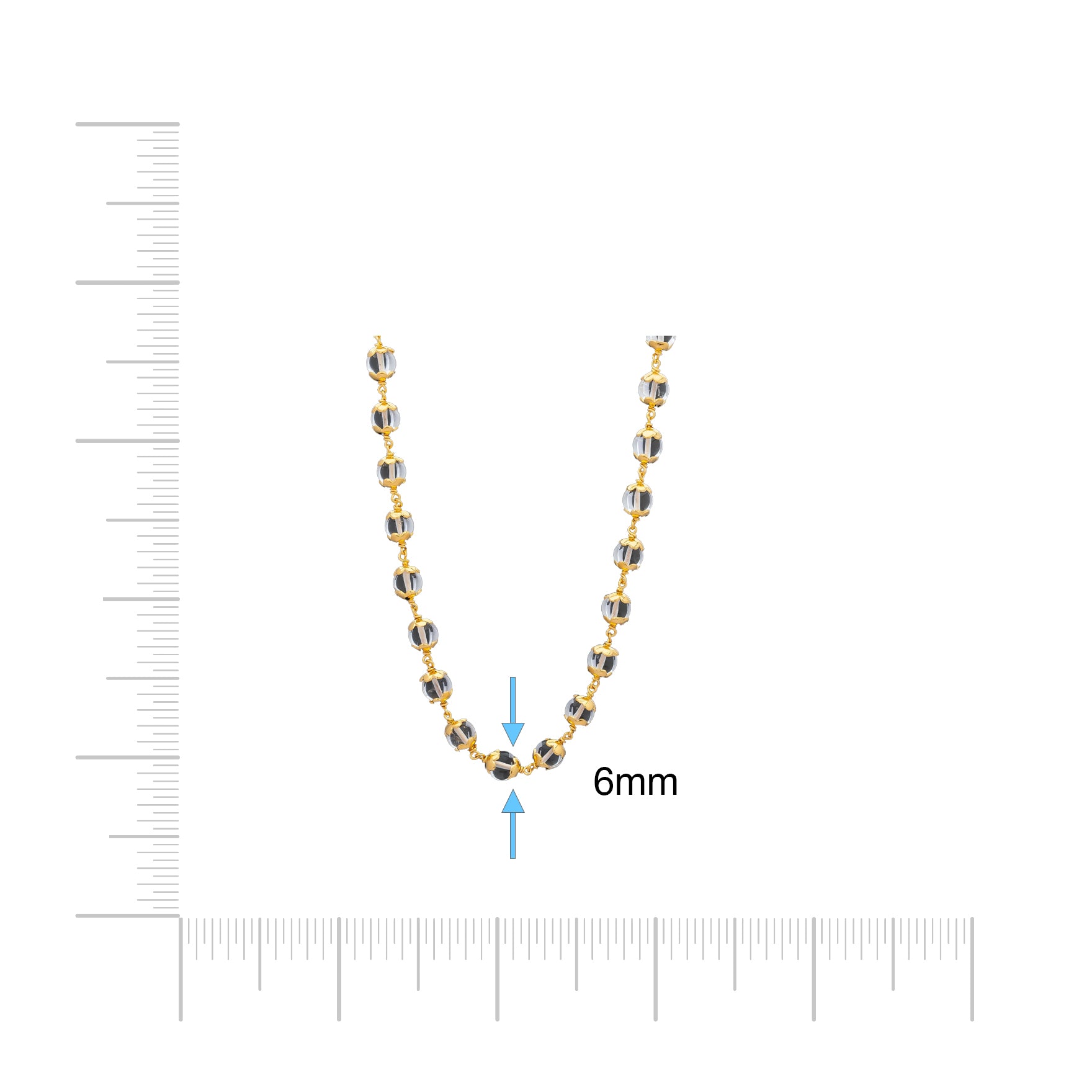 Traditional Spadikam Quartz Chain PSPC2-027