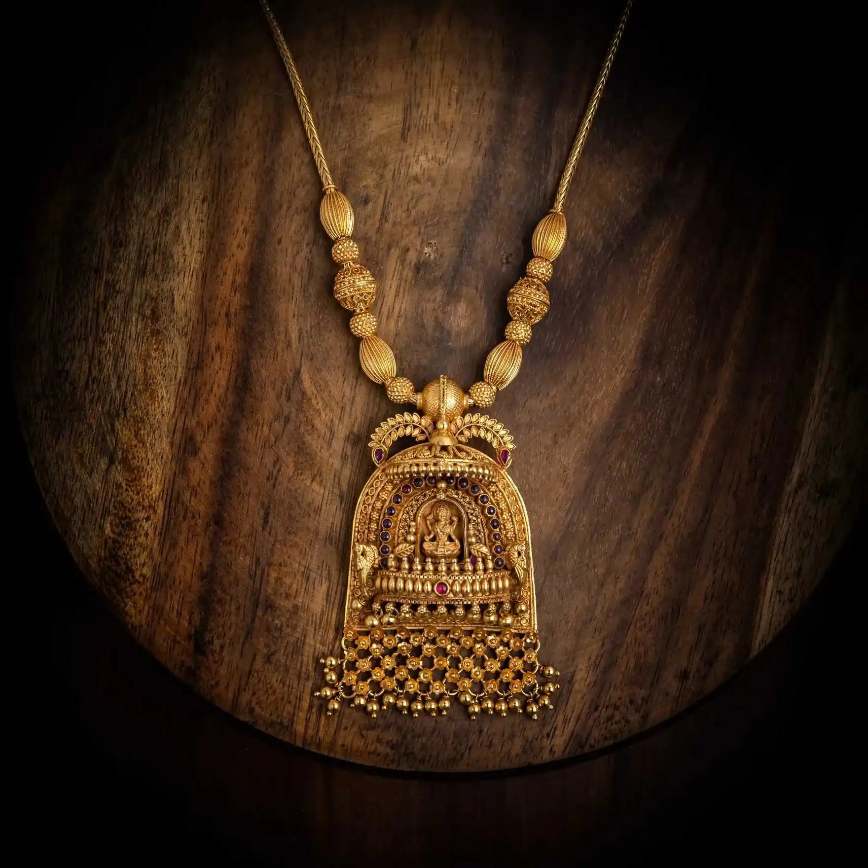 Necklace PSGRNSSR20R-0331 — Gold Plated Jewellery | Parakkat Jewels