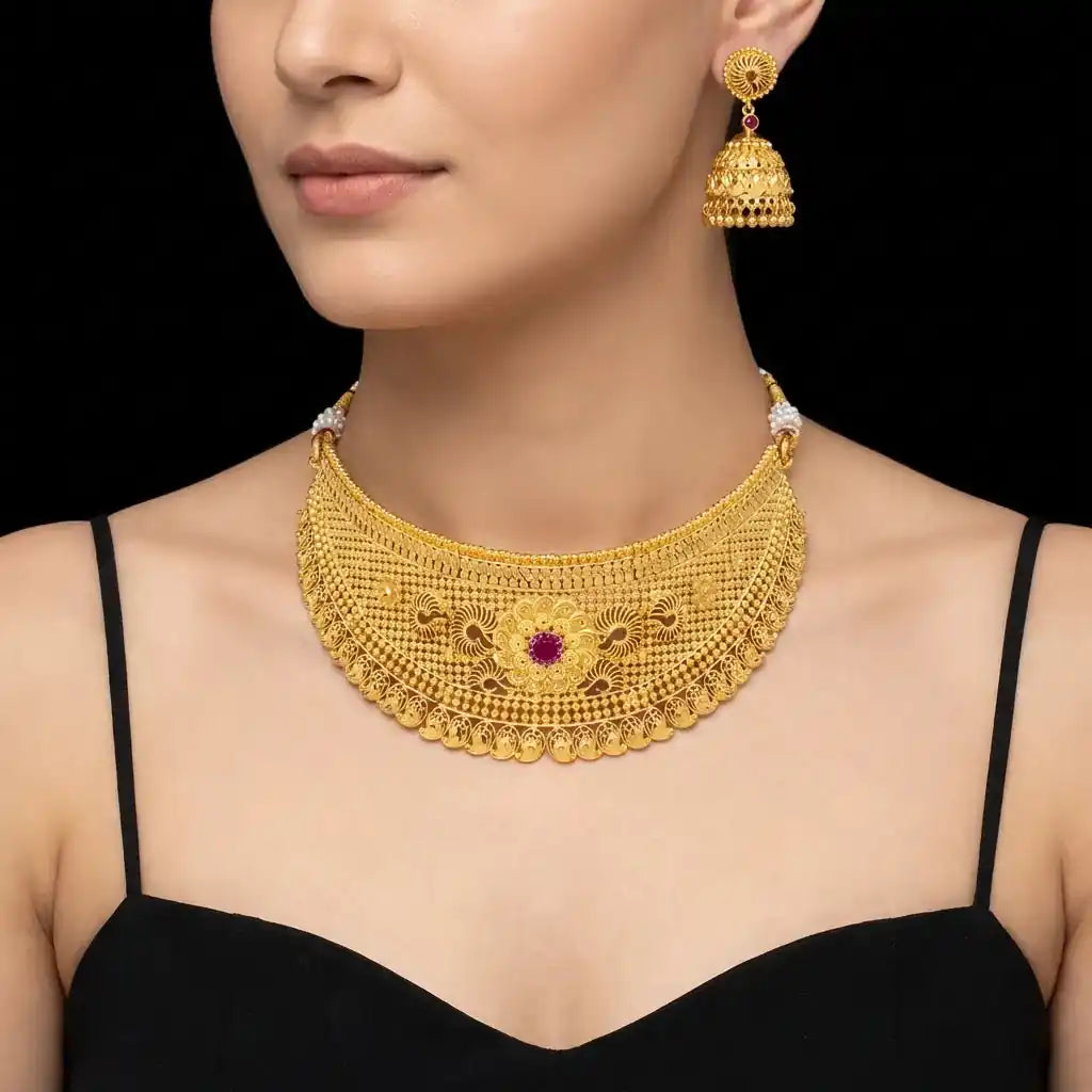 STONE NECKLACE PSNS18R-0321