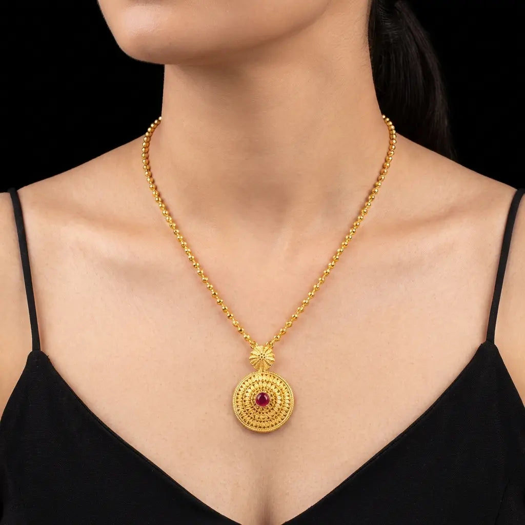 STONE NECKLACE PSNS113R-034