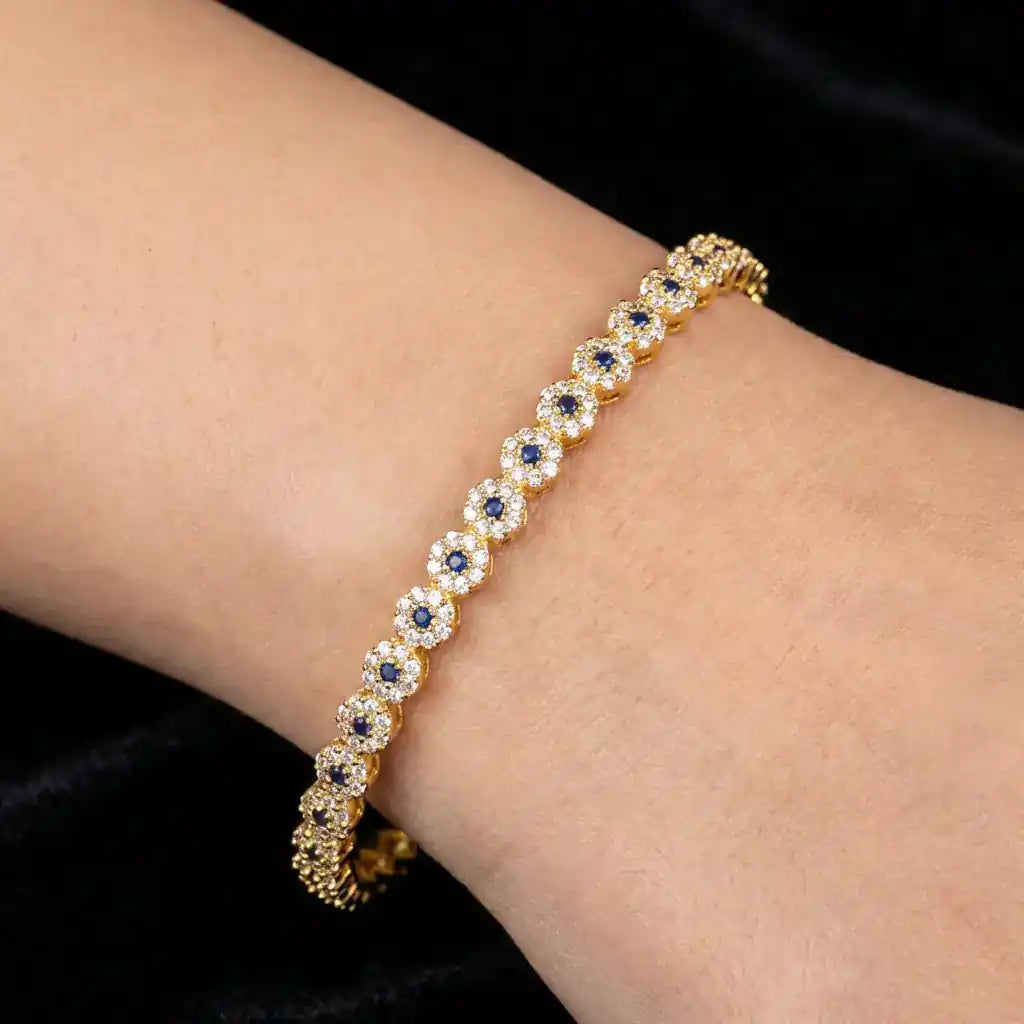 Stone Bangle PSB16WBL-052