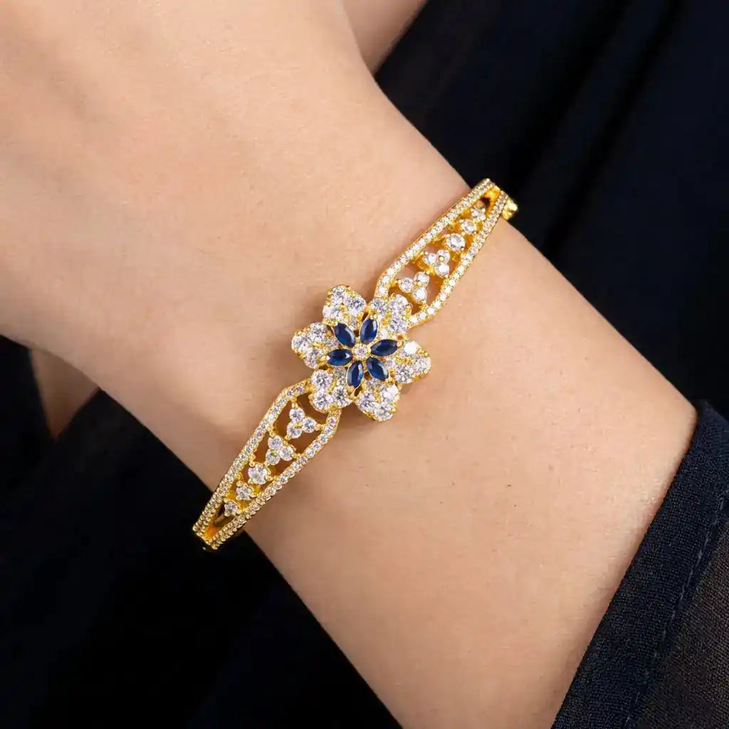 Stone Bracelet Bangle PSBRB10WBL-052