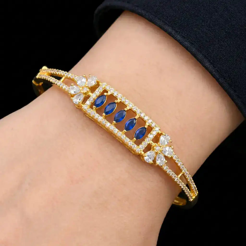 Stone Bracelet Bangle PSBRB12WBL-052