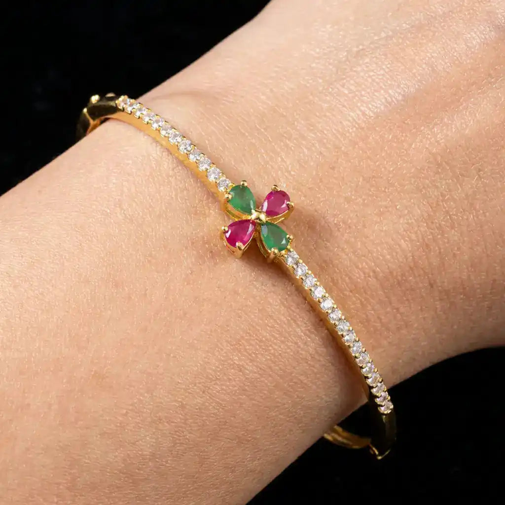 Stone Bracelet Bangle PSBRB23WRG-081