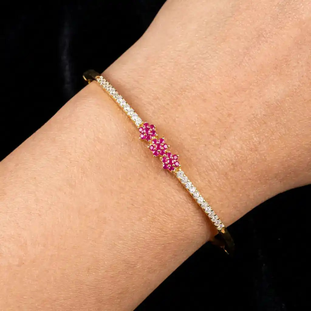 Stone Bracelet Bangle PSBRB55WR-081