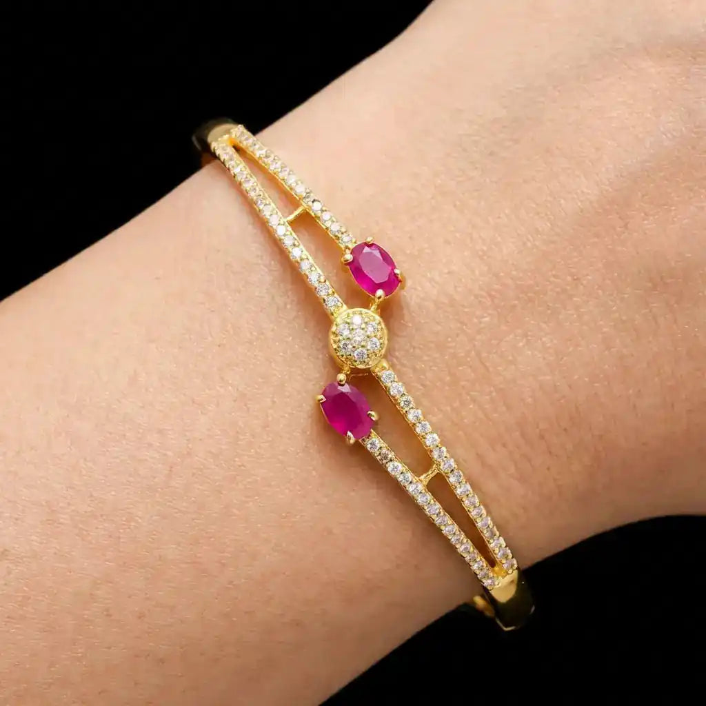 Stone Bracelet Bangle PSBRB66WR-002