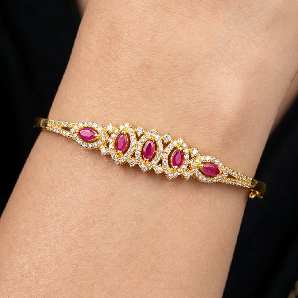 Stone Bracelet Bangle PSBRB8WR-032