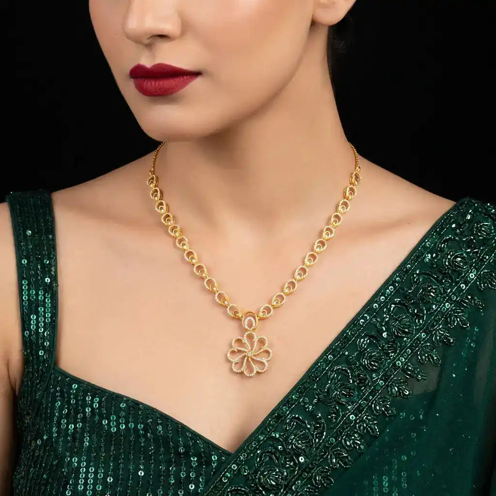 Stone Necklace PMSNS35W-008, PMSHST45W-052