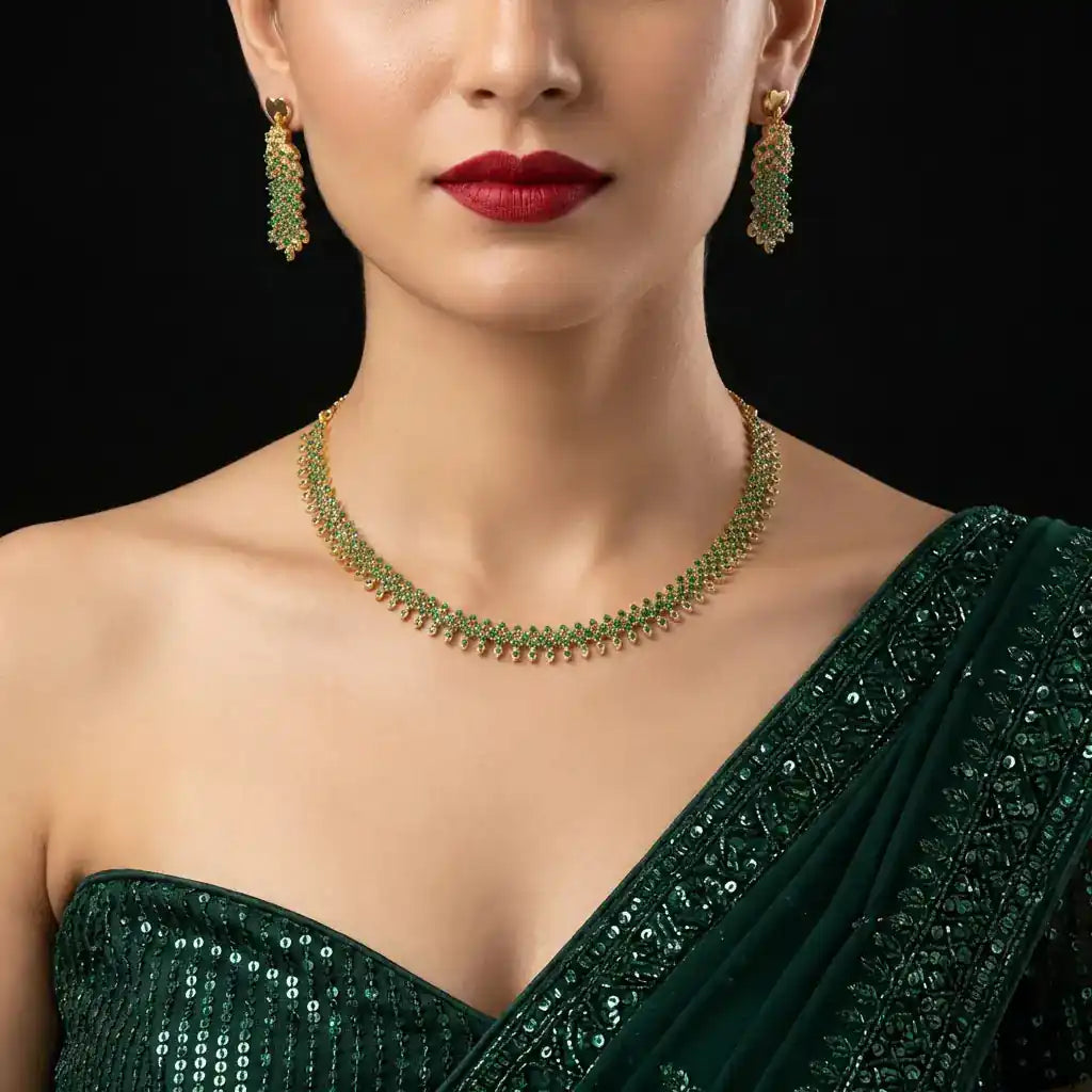 Stone Necklace PMSNS17G-007,PMSHST20G-022