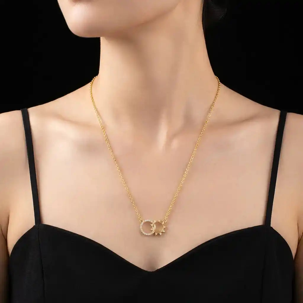 Stone Necklace PSNS120W-053