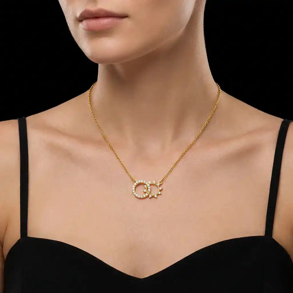 Stone Necklace PSNS120aW-053