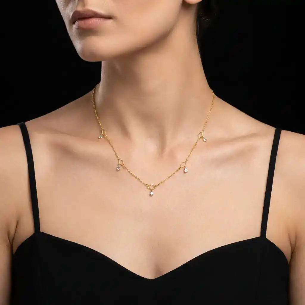 Stone Necklace PSNS5W-003