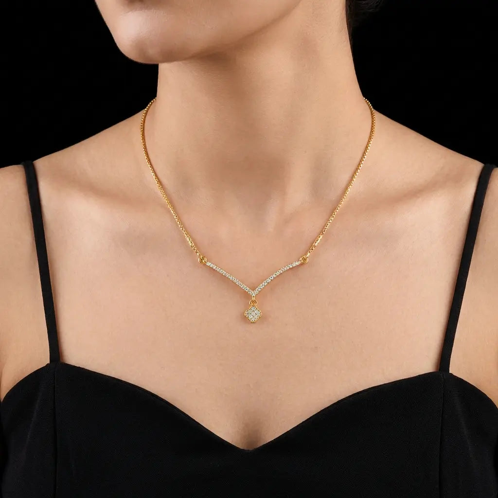 Stone Necklace PSNS60W-003