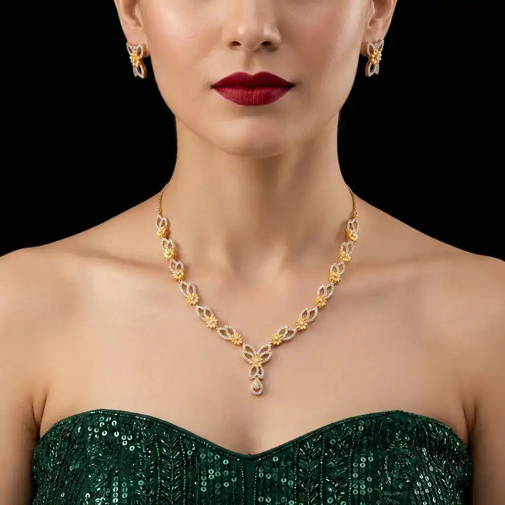 Stone Necklace PSNS60W-035, PSHST84W-061