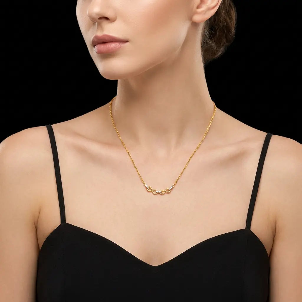 Stone Necklace PSNS64W-003