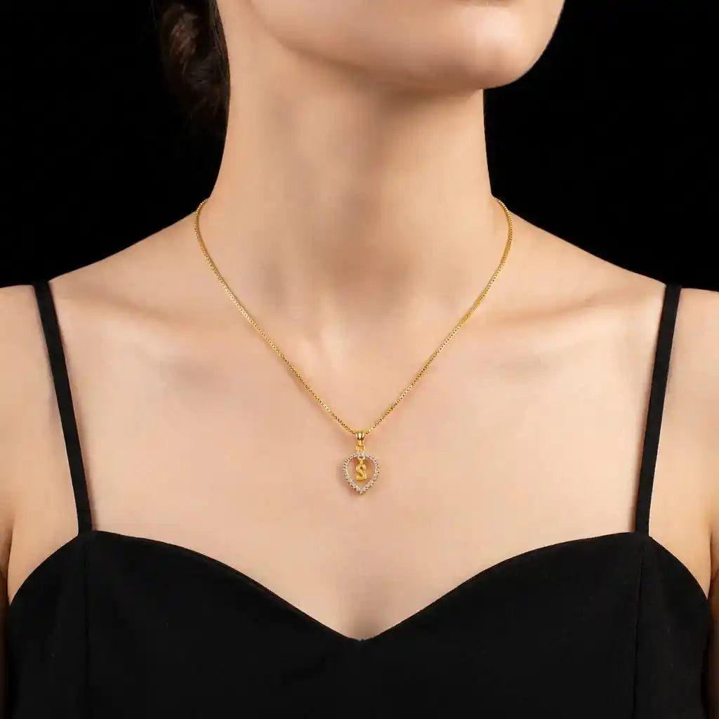 Stone Necklace PSNS74W-053