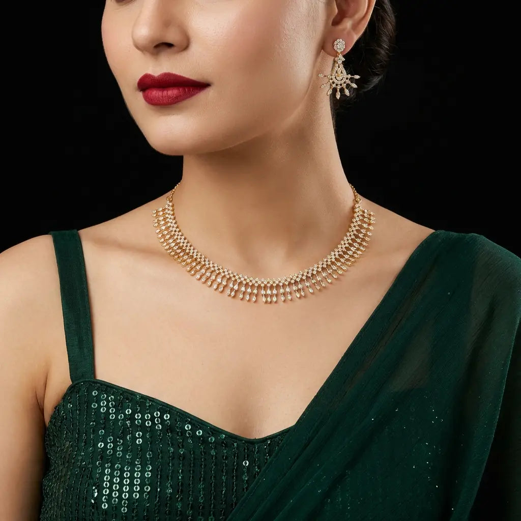 Stone Necklace PSNSS42W-035