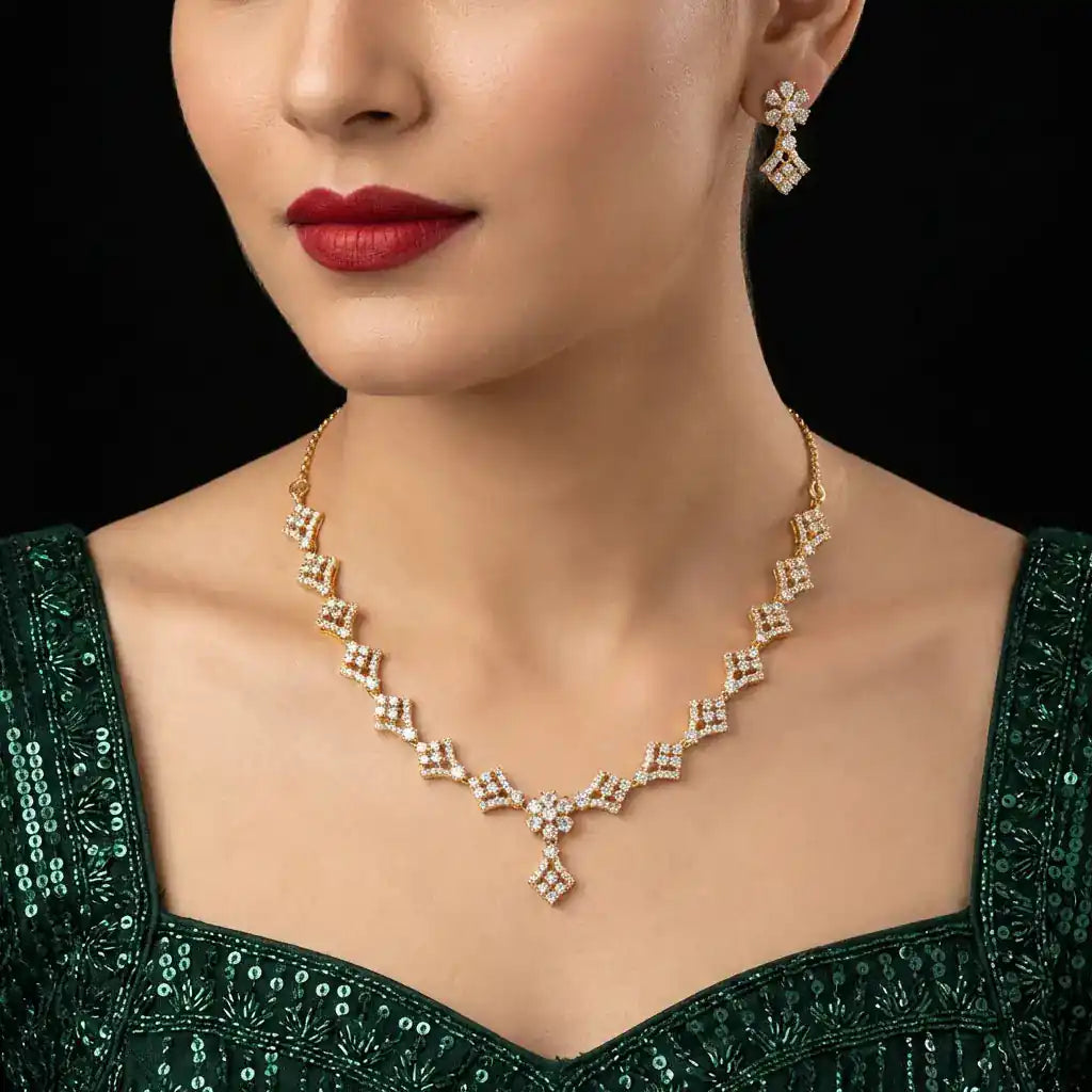 Stone Necklace PSNSS93W-064
