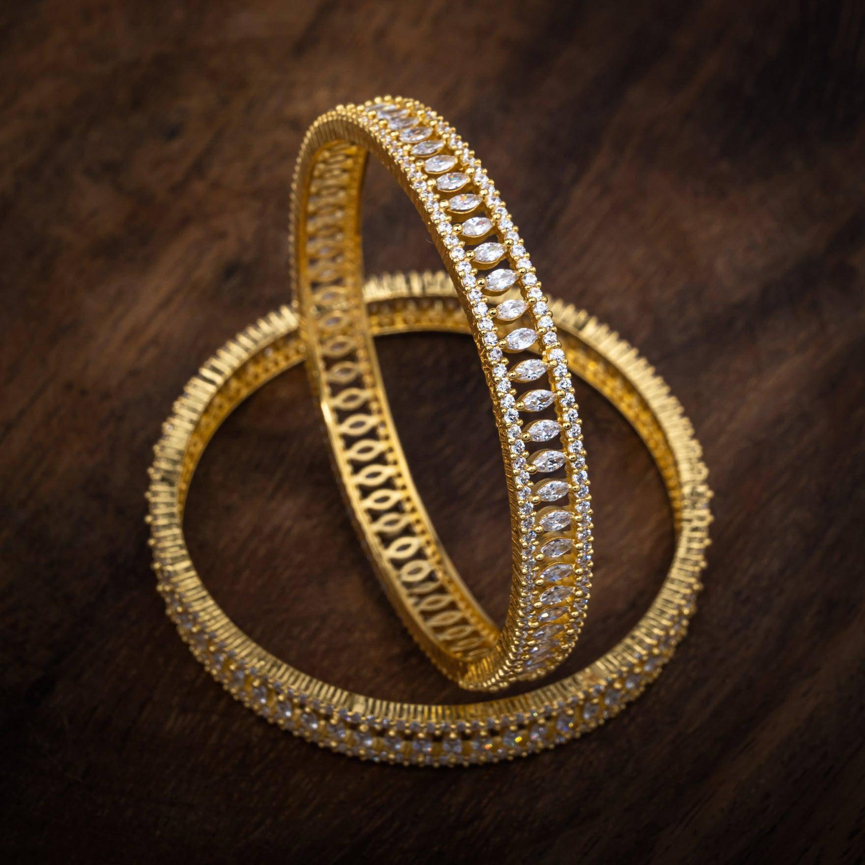 Bangle PSB13W-24-092 - Parakkat Jewels