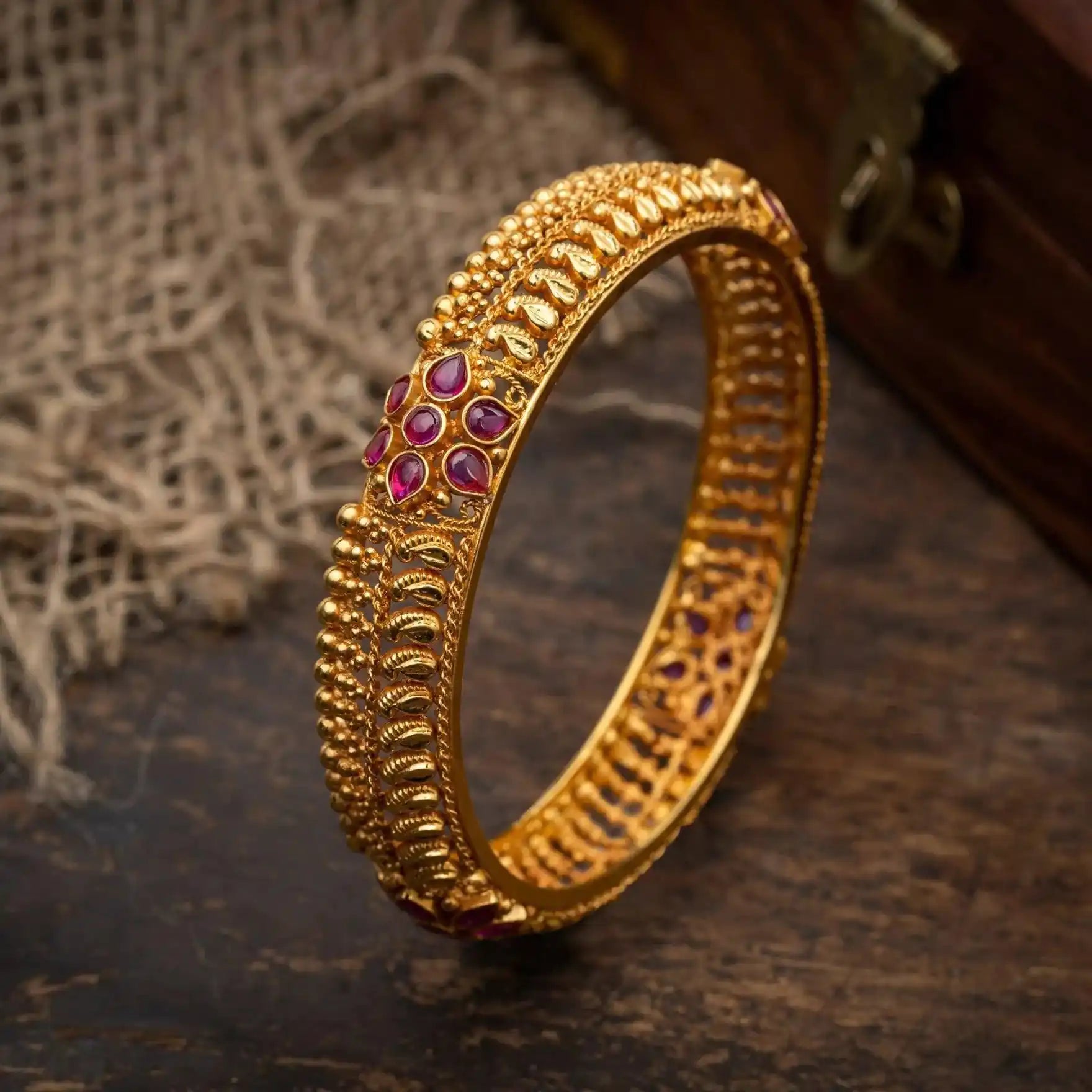 Bangle PSGRBSR2R-26-006 - Parakkat Jewels