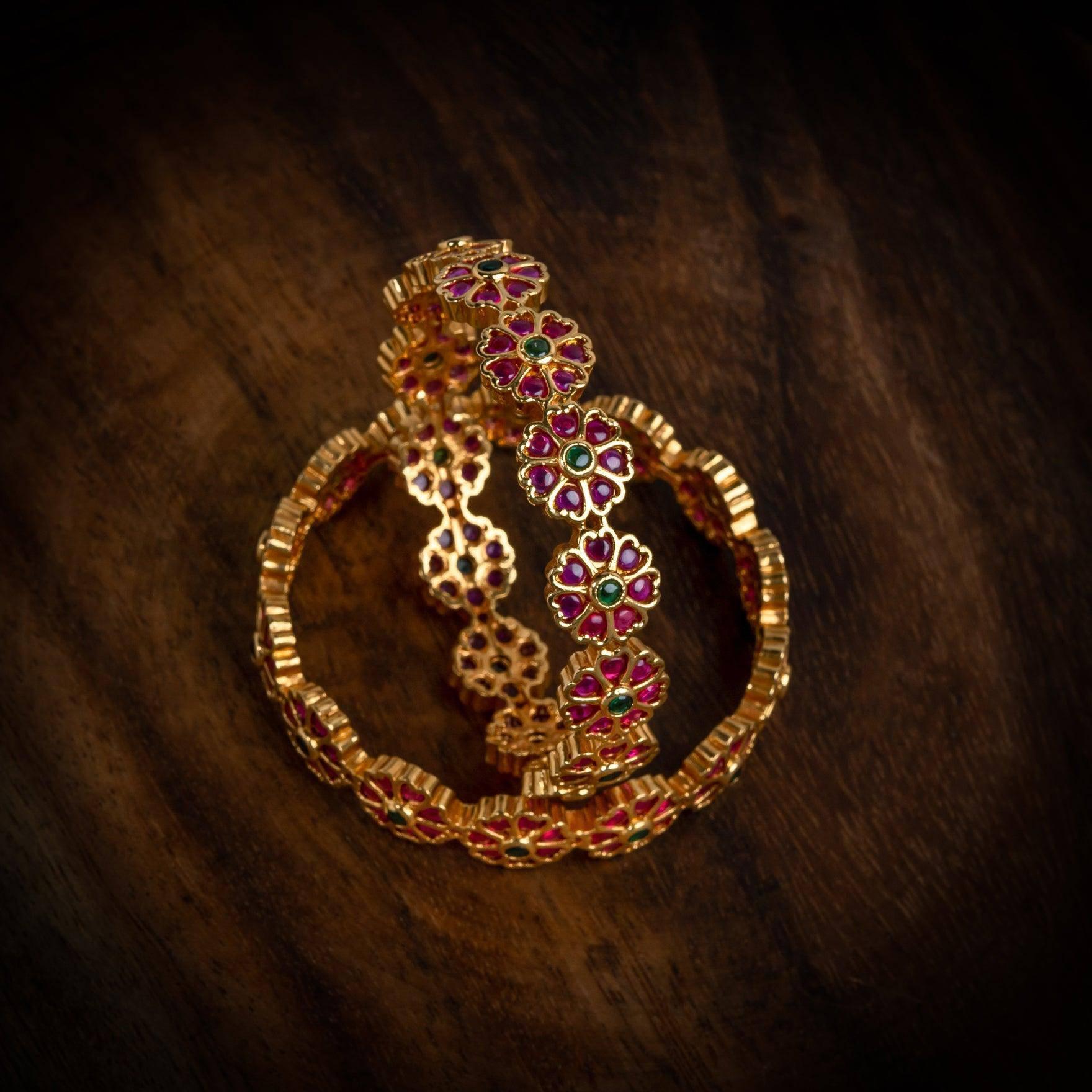 Bangle PSGRBSR4RG-26-006 - Parakkat Jewels