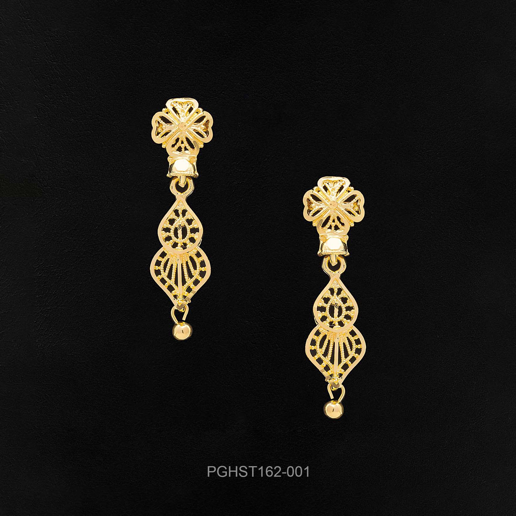 GOLDEN HANGING STUD PGHST162-001