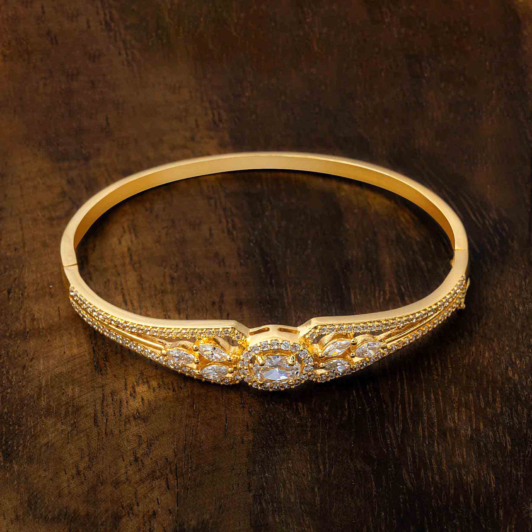 Bracelet Bangle PSBRB2W - Parakkat Jewels