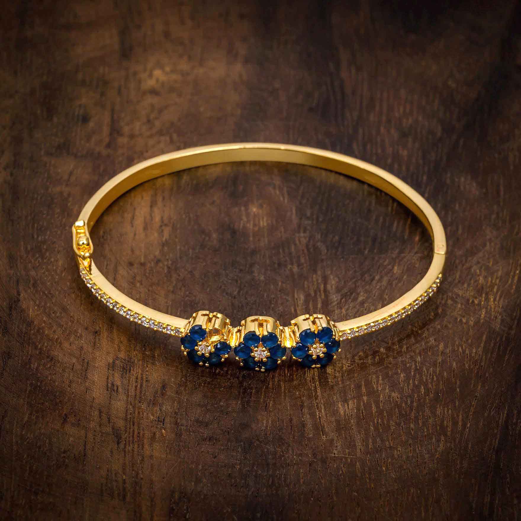 Bracelet Bangle PSBRB61WBL-002 - Parakkat Jewels