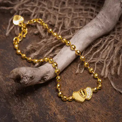 1 Gm Gold Layered Bracelet