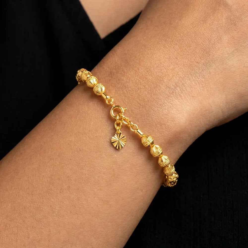 Bracelet Bangle PGBRB1-081 - Gold Plated Jewellery | Parakkat Jewels