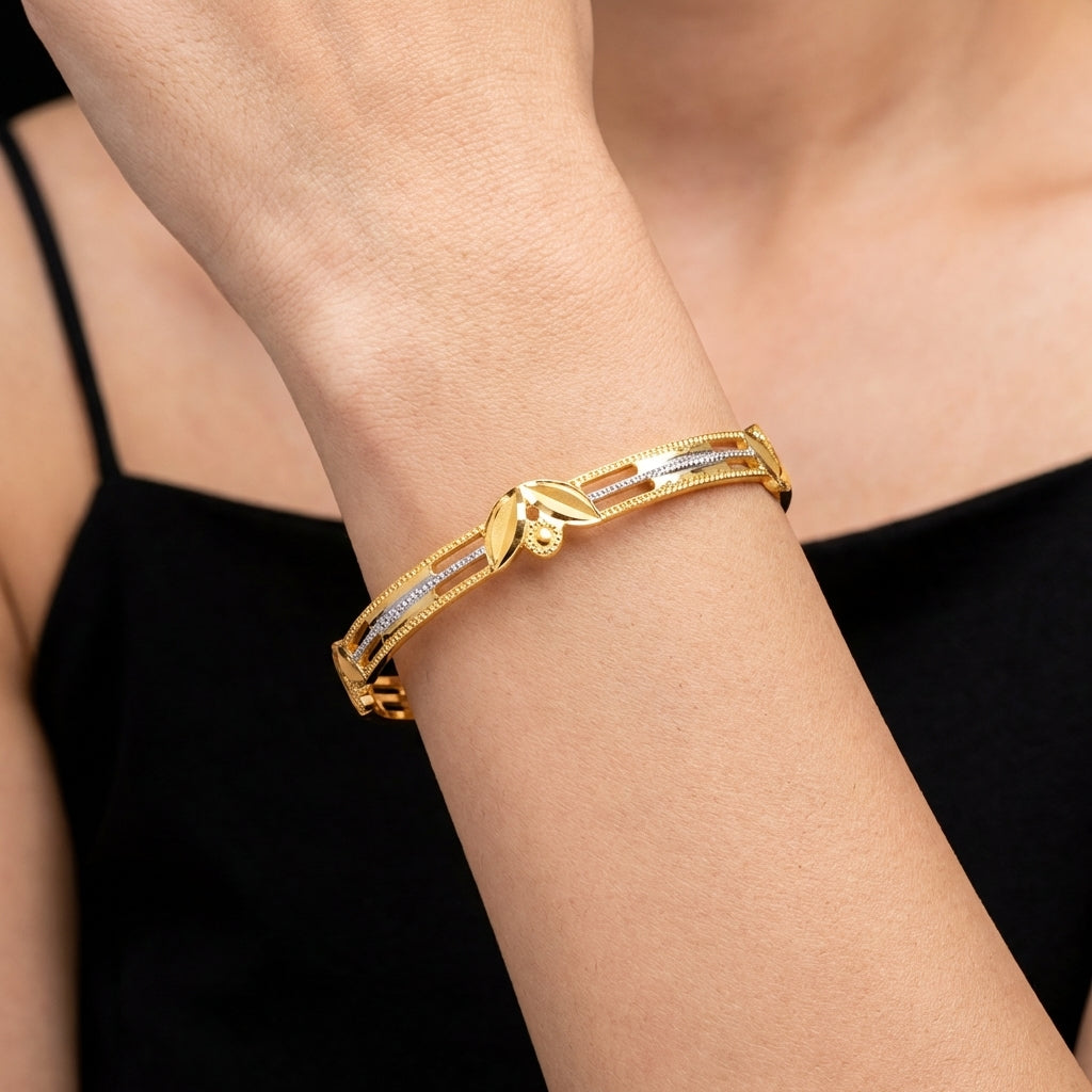 Rhodium Bangle PRGB71-071