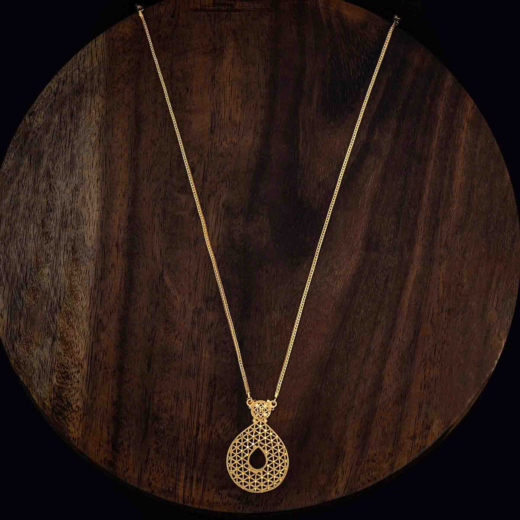 Gold Layered Necklace - Parakkat Jewels