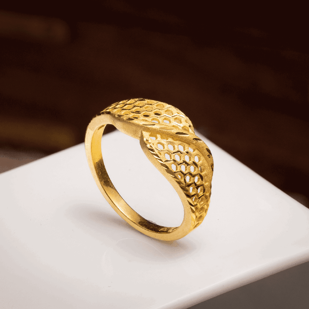 Shop 24k Gold Rings for Girls Online Parakkat Jewels