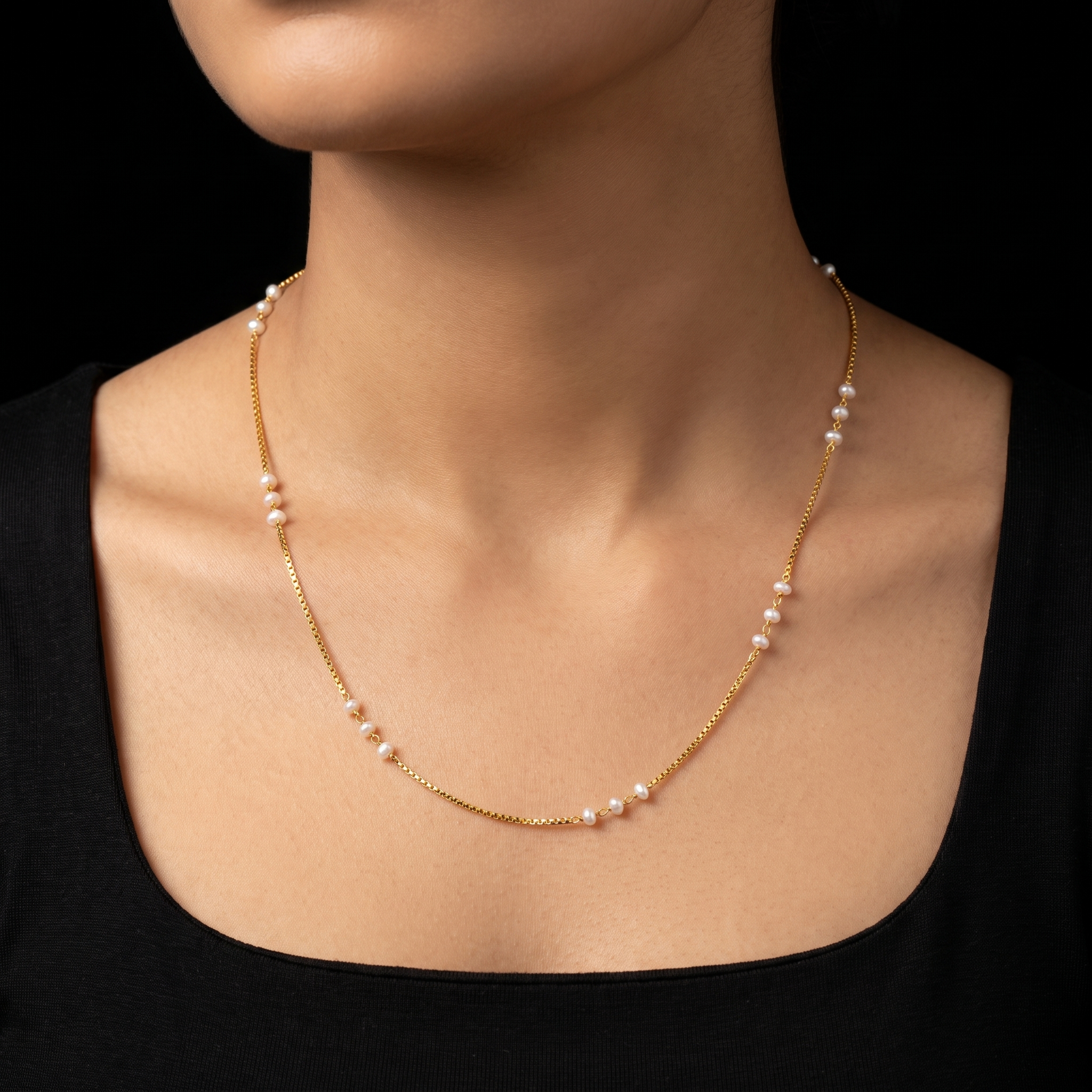 Pearl Stone Chain PSC4