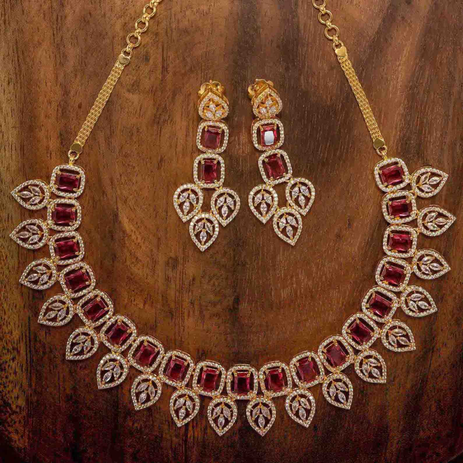 Necklace PMSNS2WX-0011,PMSHST29WX-052 - Parakkat Jewels
