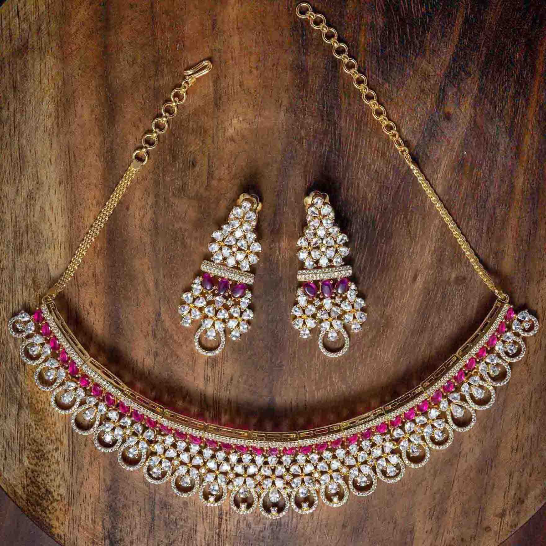 Necklace PMSNS6WR-0011,PMSHST6WR-082 - Parakkat Jewels