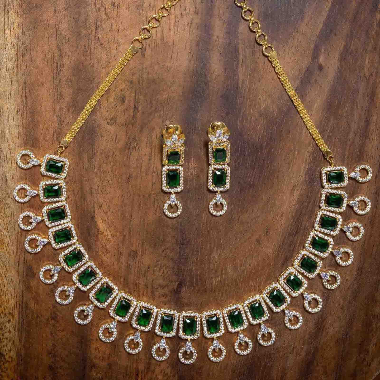 Necklace PMSNS7WG-0001,PMSHST17WG-022 - Parakkat Jewels