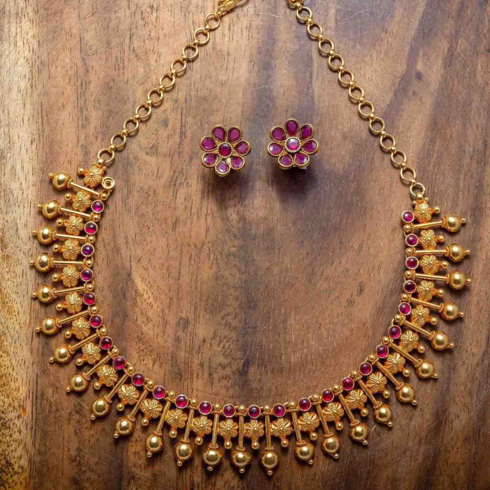 Necklace PSGRNSSR10R-0301 - Parakkat Jewels