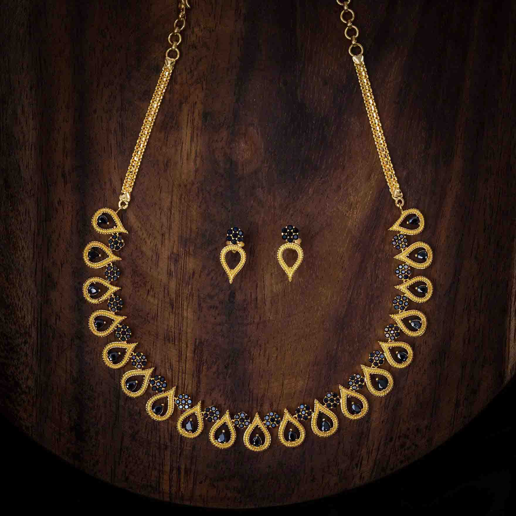 Necklace PSNS56B-035,PSST150B-041 - Parakkat Jewels