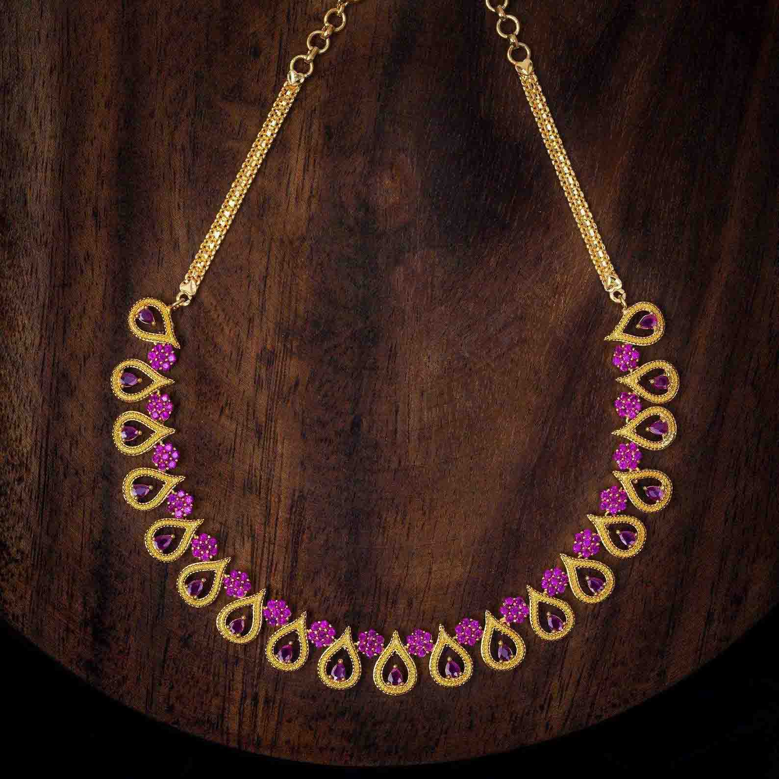 Necklace PSNS56R-035,PSST150R-041 - Parakkat Jewels