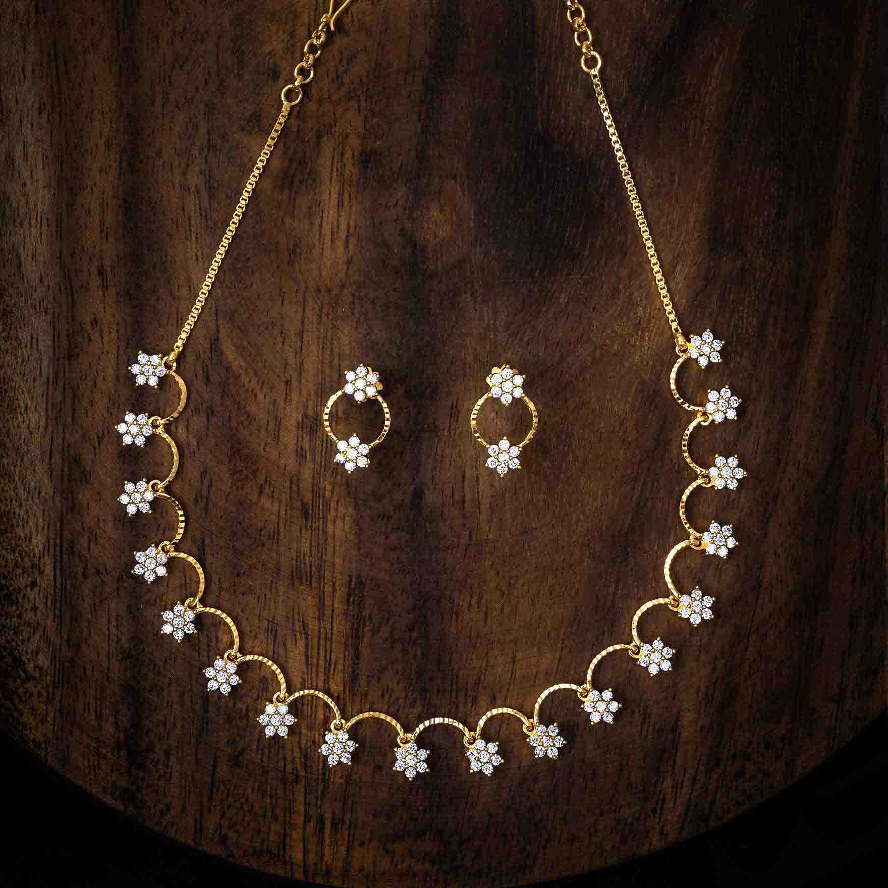 Necklace PSNSS65W-035 - Parakkat Jewels