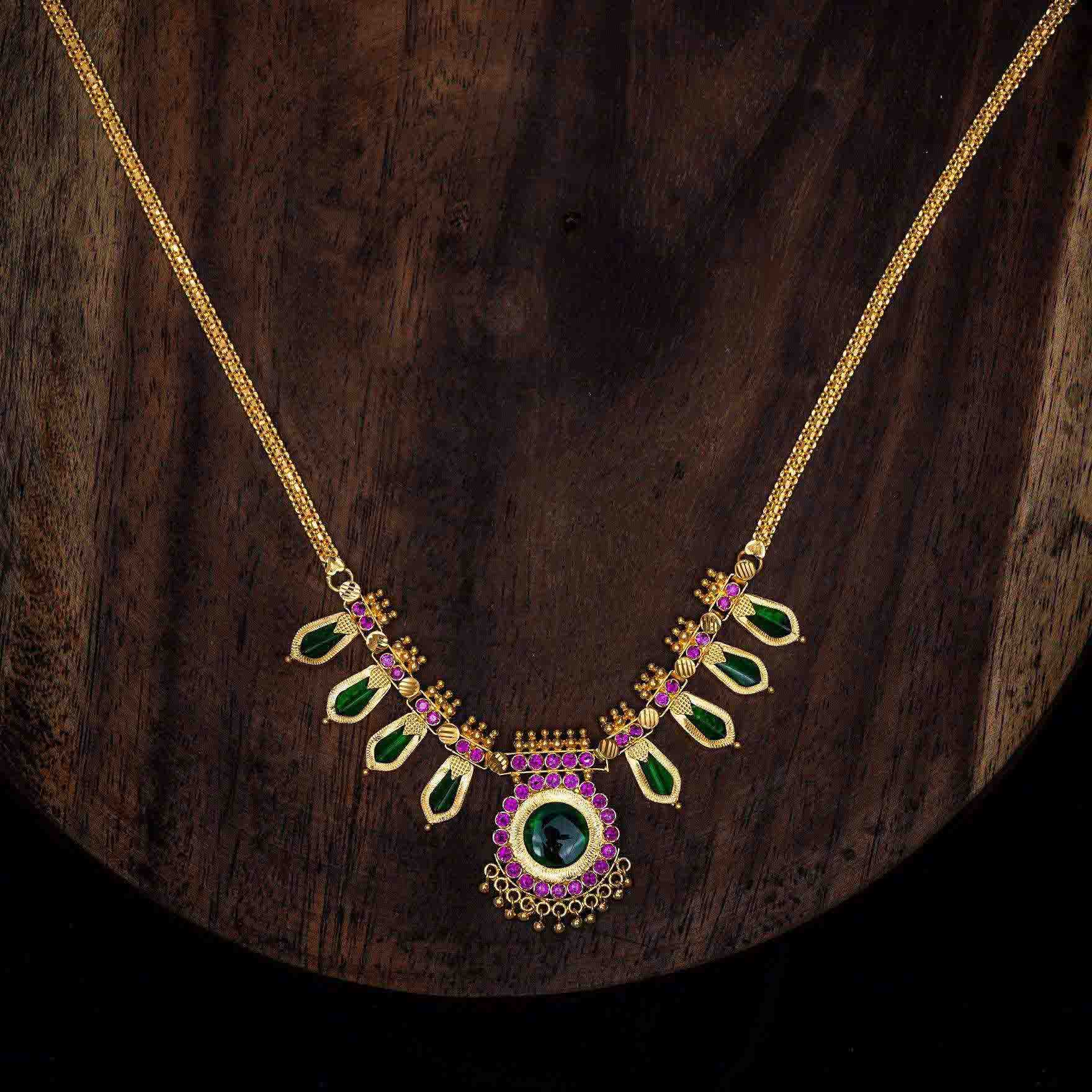 Necklace PSPKNG1-095 - Parakkat Jewels