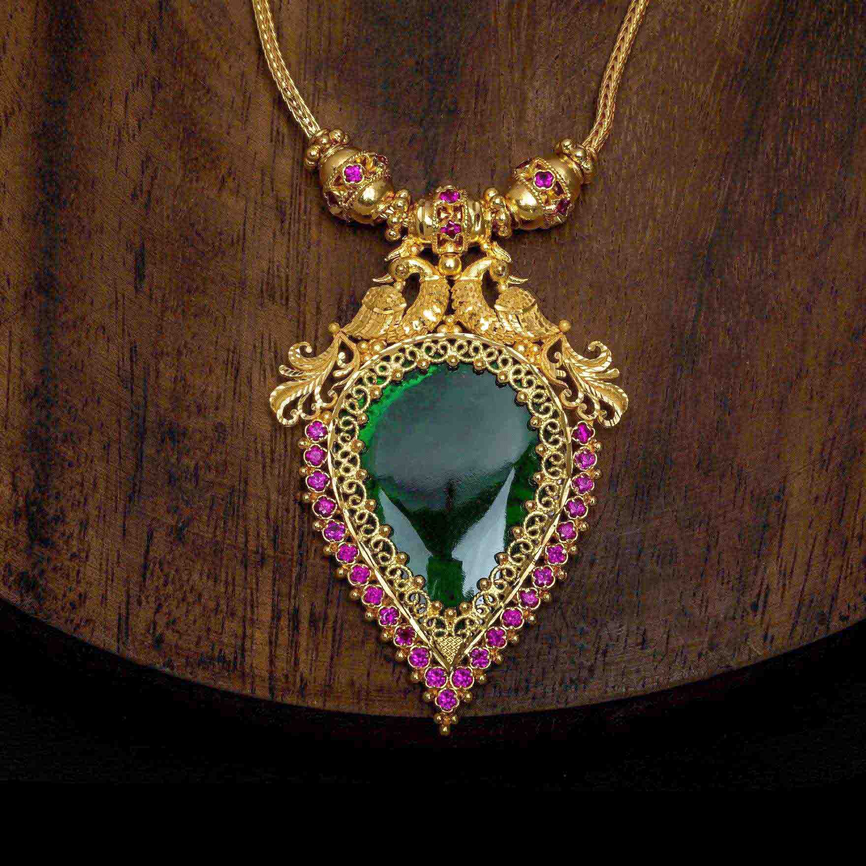 Necklace PSPKNRG20-0311 - Parakkat Jewels