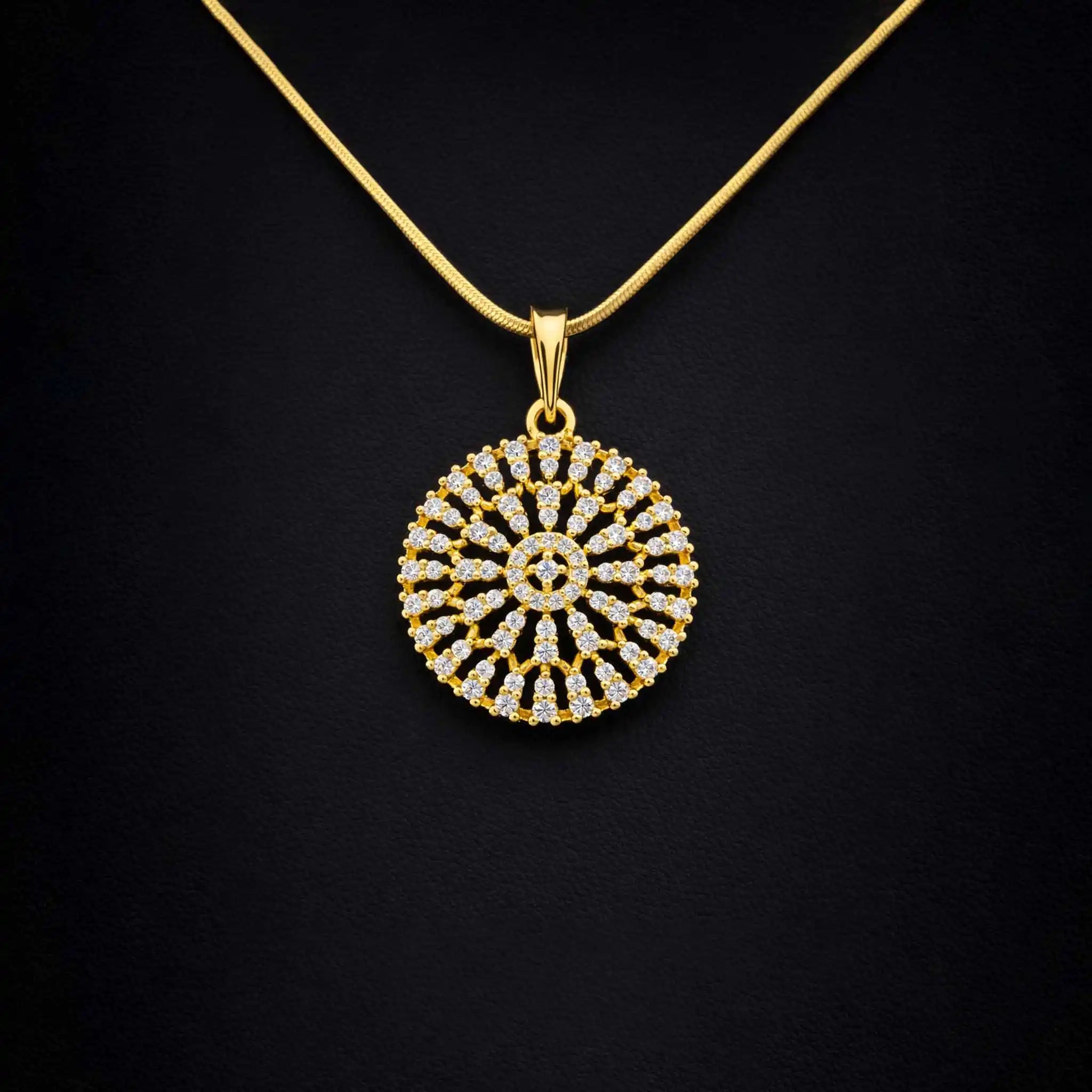 golden pendant PMSLT1W-022