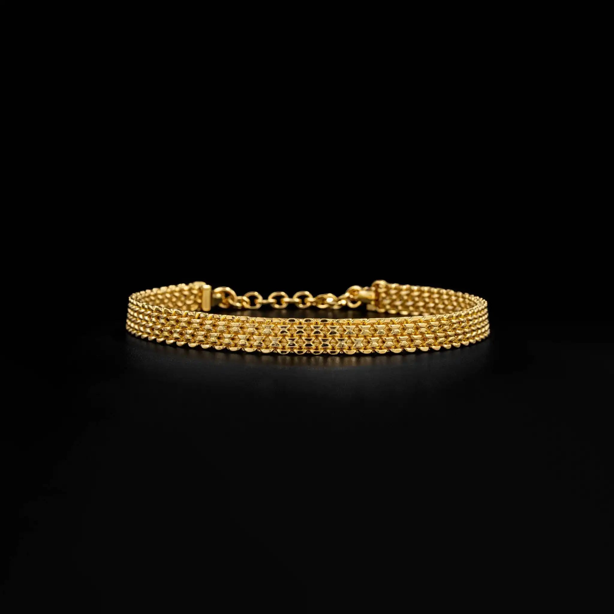 Golden bracelet PGBRPN2-024