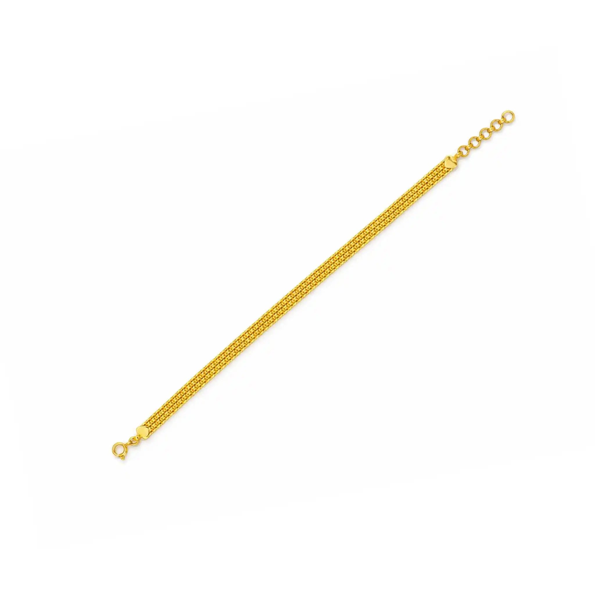 Golden bracelet PGBRPN2-024