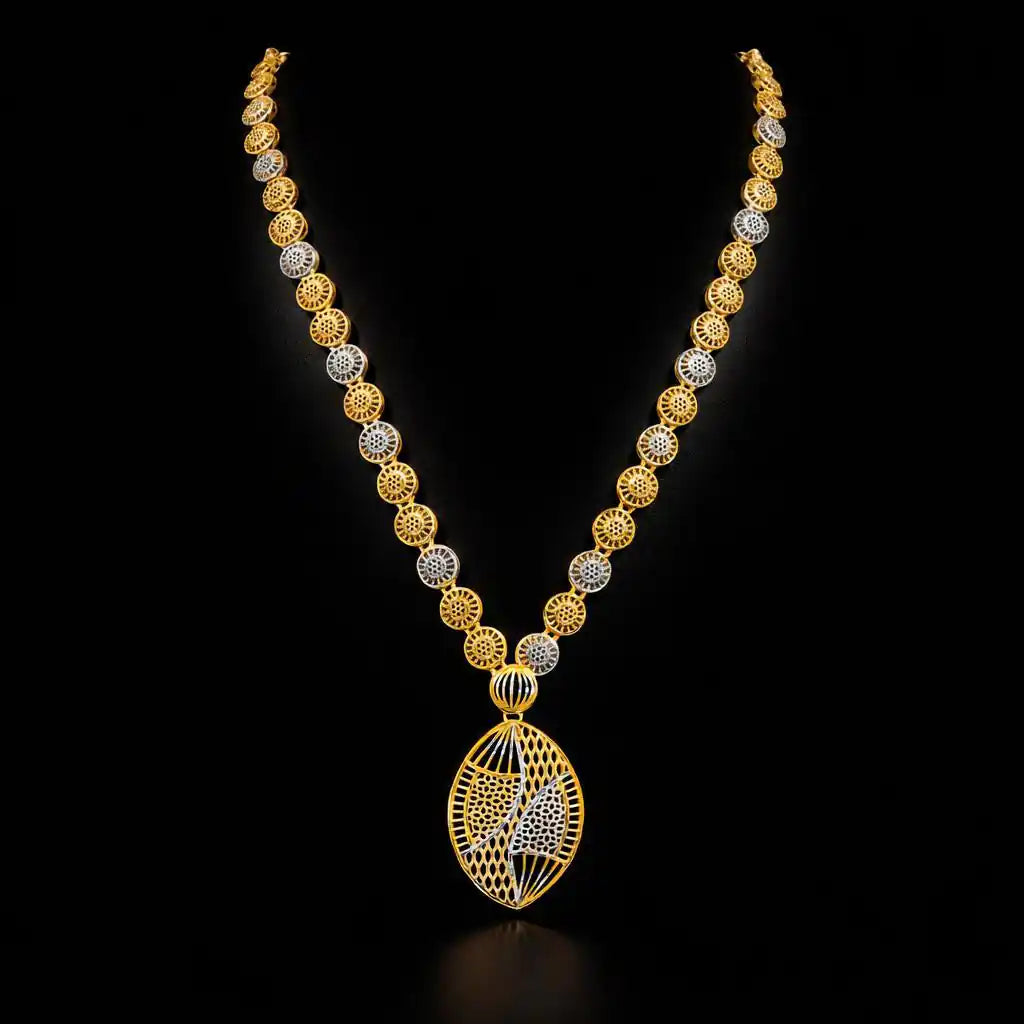 Vibrant 24kt Gold Layered Necklace